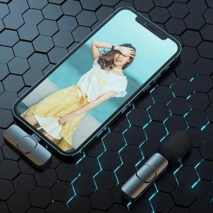 Imagem de Microfone Sem Fio Lapela - iPhone Android Tipo C