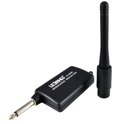 Imagem de Microfone Sem Fio Profissional 2 em 1 Com Fio e Sem Fio UHF Digital Certificado Anatel Palestras Igrejas Reuniões Música Eventos Karaokê