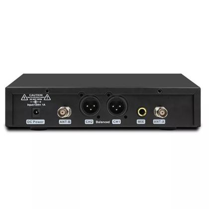 Imagem de Microfone Sennheiser Duplo Profissional Ew 135 G4 Cor PRETO E AZUL