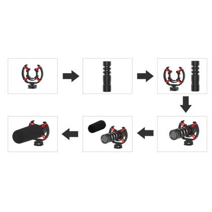 Imagem de Microfone Shotgun Estereo Super Cardioide Hd Mamen Mic-08