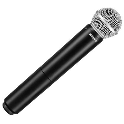 Imagem de Microfone Shure BLX24BR/PG58 Frequência J10 Sem Fio Dinâmico Cardioide Preto
