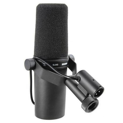 Imagem de Microfone Shure Sm7b Dinâmico Vocal Para Estúdio Podcast Preto