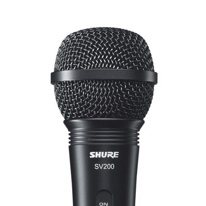 Imagem de Microfone Shure Sv200 C/ Cabo Xlr e Espuma Garantia 2 Anos Dinâmico Cardióide karaokê Voz Show