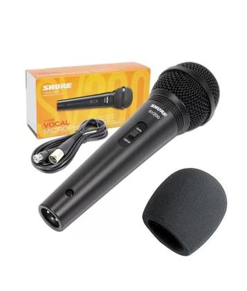 Imagem de Microfone Shure Sv200 C/ Cabo Xlr e Espuma Garantia 2 Anos Dinâmico Cardióide karaokê Voz Show