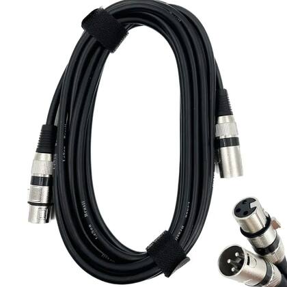 Imagem de Microfone SM58 Plus Corpo Metálico Cabo Cannon Xlr Balanceado 5m Cor Champanhe Leson - 2AM058PLI