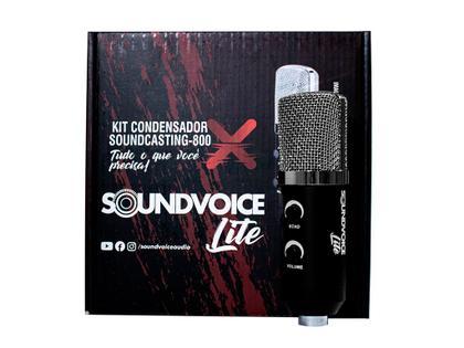 Imagem de Microfone soundvoice lite 800x condensador usb/p2