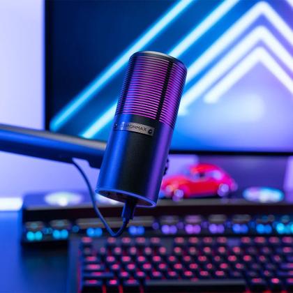 Imagem de Microfone USB Thronmax Pulse RGB 192khz