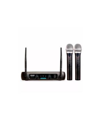 Imagem de Microfone Vokal VWS-20 Plus Sem Fio Duplo de mão c/ receptor