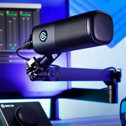 Microfone XLR Dinâmico Elgato Wave DX, Preto - 10MAH9901