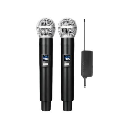 Imagem de Microfones Dinâmico Sem Fio Duplo Profissional para eventos e igreja ou uso pessoal