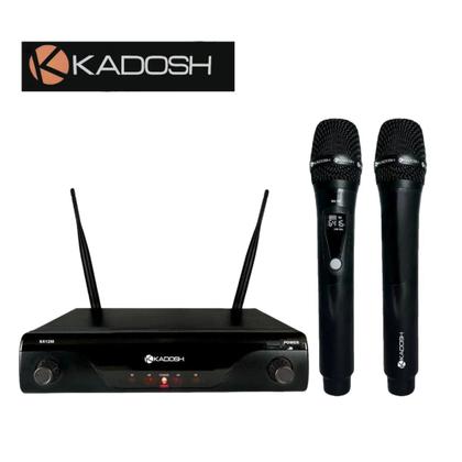 Imagem de Microfones Sem Fio Duplo Kadosh K412m Dinâmico Uhf Bateria