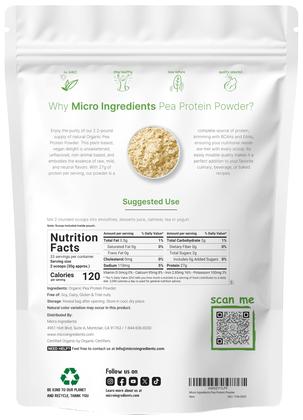 Imagem de Microingredientes de proteína em pó: ervilha, 1 kg, à base de plantas, vegana