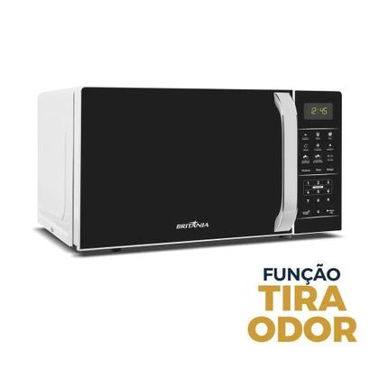 Imagem de Microondas 20 Litros Britânia Limpa Fácil Função 30 Segundos 220V
