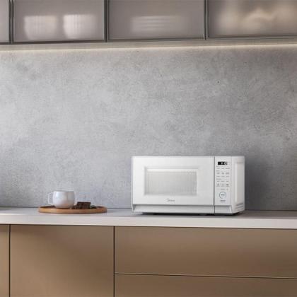 Imagem de Microondas 20 Litros Mastercook Com Display Digital Midea Branco 110V