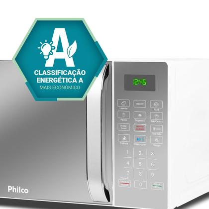 Microondas 20 Litros Philco PME25 1100w Limpa Fácil Espelhado Imagem de Microondas 20 Litros Philco PME25 1100w Limpa Fácil Espelhado