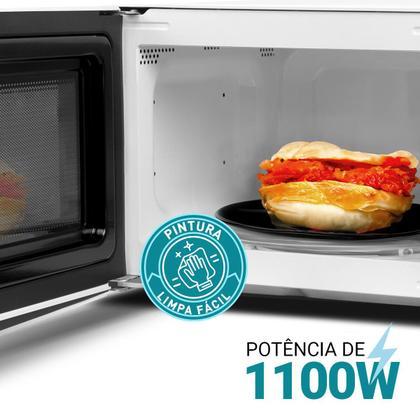 Microondas 20 Litros Philco PME25 1100w Limpa Fácil Espelhado Imagem de Microondas 20 Litros Philco PME25 1100w Limpa Fácil Espelhado