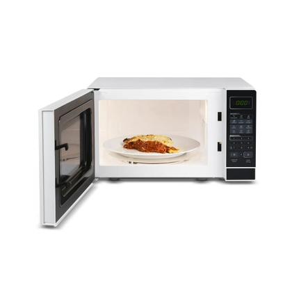 Imagem de Microondas 20l Branco Porta Preta Minuto Fácil Midea Mras22  220v