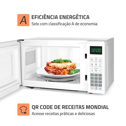 Imagem de Microondas 21L 1200W MO0121W Branco 220V Mondial