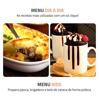 Imagem de Microondas 21L 1200W MO0121W Branco 220V Mondial