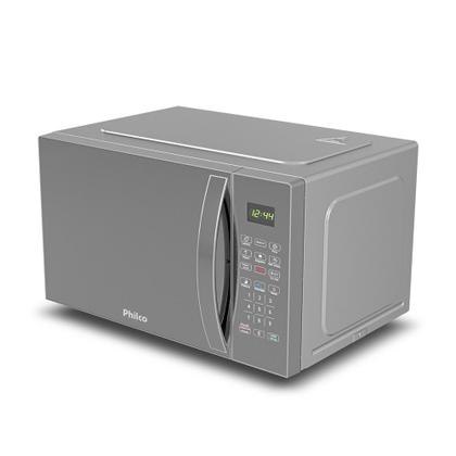 Imagem de Microondas 28L PMO30S Espelhado 1100w com Função Tira Odor e 6 Receitas Pré Programadas Philco