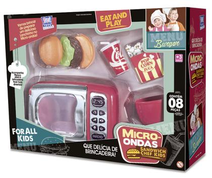 Imagem de Microondas Cozinha Infantil Chef Kids Sanduíche