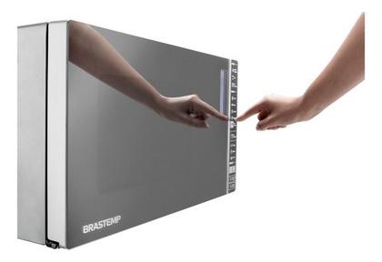 Imagem de Microondas De Bancada 32l Cinza 127v Com Grill - Brastemp
