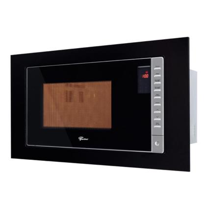 Imagem de Microondas de Embutir Fischer Fit Line 25 Litros Painel Digital com Função Descongelar 127 V Preto