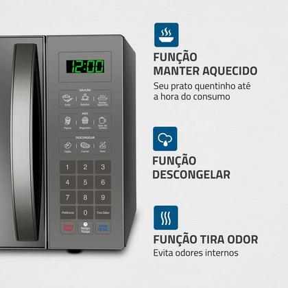 Imagem de Microondas Espelhado 34 Litros MO0234E 220V Mondial