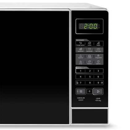Imagem de Microondas Midea 20 127V 220V Branco e Preto LMRAS21 20L Micro-ondas