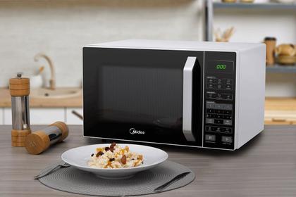 Imagem de Microondas Midea 20 127V 220V Branco e Preto LMRAS21 20L Micro-ondas