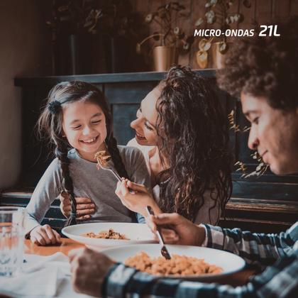 Imagem de Microondas Mondial Mo 01 21 B 1200w 60Hz 21 Litros 220v