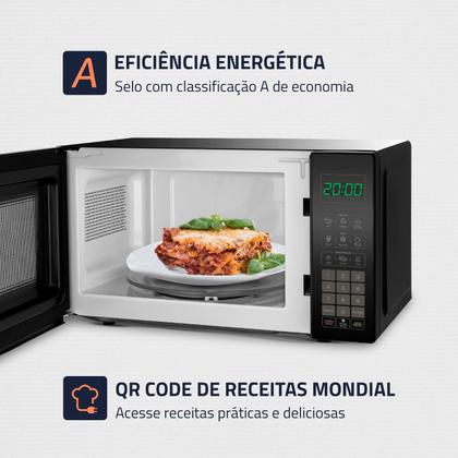 Imagem de Microondas Mondial Mo 01 21 B 1200w 60Hz 21 Litros 220v