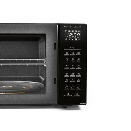 Imagem de Microondas Panasonic Com SmartSense e Dupla Refeição 30L Preto - NN-GT68LBRU