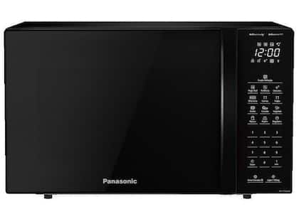 Microondas Panasonic Dupla Refeição 34L Black Glass - NN-ST66NBRU