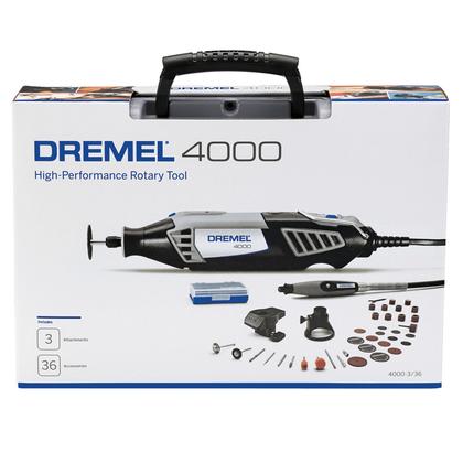 Imagem de Microrretífica com Maleta + 36 Acessórios Dremel 4000 3/36