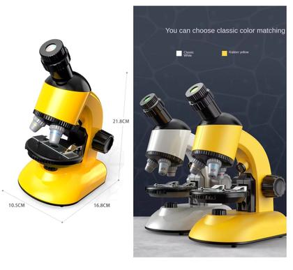 Imagem de Microscópio biológico laboratório led 1200x Didatico Toy Lad