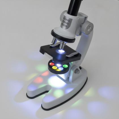 Imagem de Microscópio de Brinquedo Mini Gen Com acessórios Luz de Led