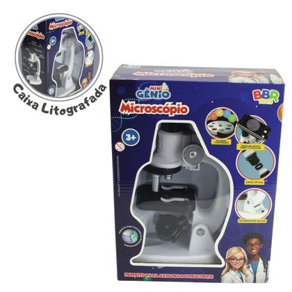 Imagem de Microscópio de Brinquedo Mini Gen Com acessórios Luz de Led