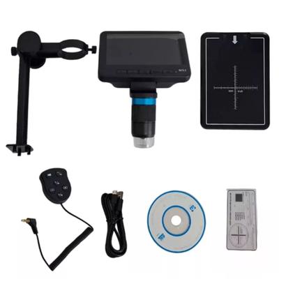 Imagem de Microscópio Digital 5 Polegadas 1000x 1080p Com Led Controle