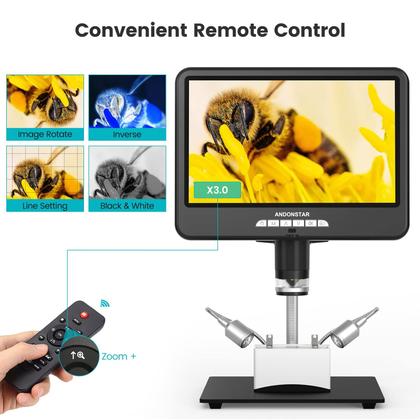 Imagem de Microscópio digital Andonstar AD207S-10 HDMI 10.1