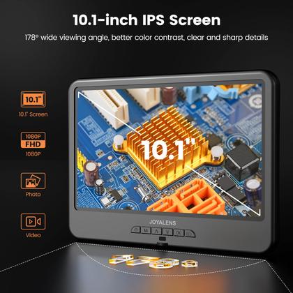 Imagem de Microscópio digital JOYALENS JL210 10.1" para adultos com 32 GB