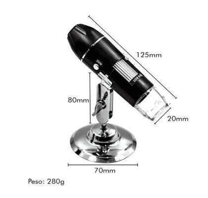 Imagem de Microscópio Digital USB para Celular com Zoom 1000x e Lente HD