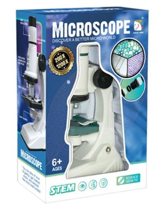 Imagem de Microscópio Juvenil Portátil Óptico 3 Lentes 1200x - Rignel