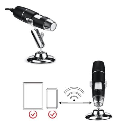 Imagem de Microscópio USB Digital para Celular com Binocular e Zoom 1600x