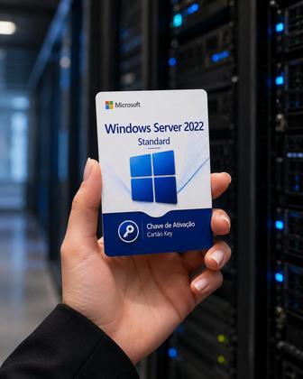Imagem de Microsoft Windows Server 2019 Standard 64 Bits 16 Core Chave Key Vitalícia 1 Servidor 16 Núcleos