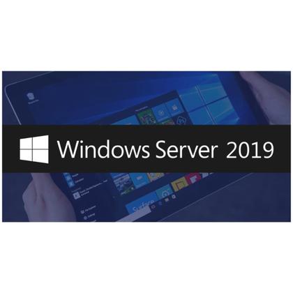 Imagem de Microsoft Windows Server 2019 Standard 64 Bits 16 Core Chave Key Vitalícia 1 Servidor 16 Núcleos