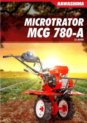 Imagem de Microtrator kawashima MCG780A gasolina / 7hp