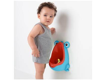 Imagem de Mictório infantil com ventosas Desfralde Sapinho Buba Azul