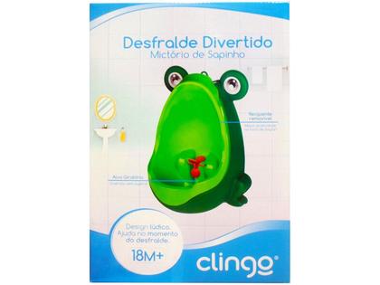 Imagem de Mictório Infantil Sapinho Clingo - Verde