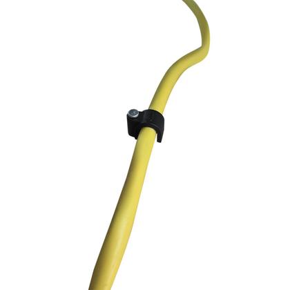 Imagem de Miguelão Fixa Fio Para Cabos 6mm com Prego de Aço Tradicional 1,8x17mm Preto - Pier Telecom (Embalagem com 100 Unidades)